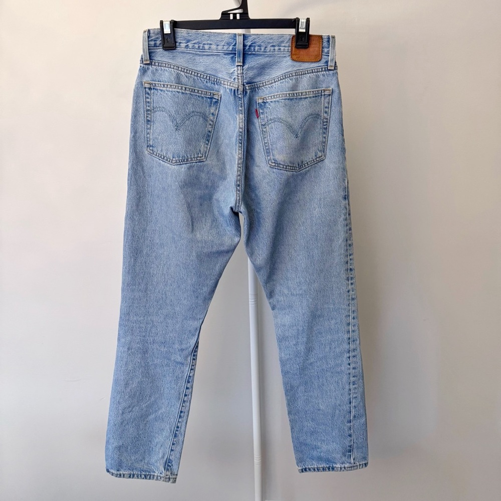 Levi’s 501 Original Light Washed Denim Casual High Rise Jeans 31 Inches Waist. - Picture 2 of 16